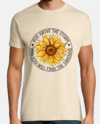 T-shirt girasole speranza tempesta sole