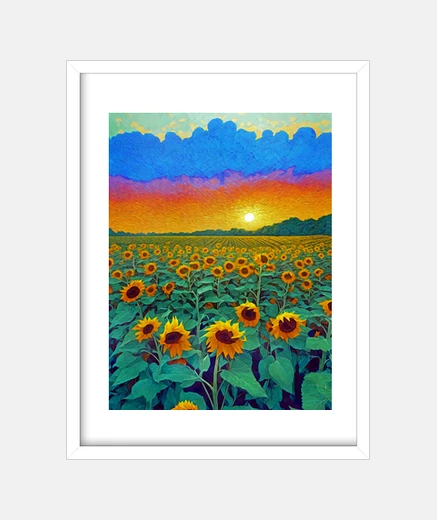 Quadro girasoli 2 scatole