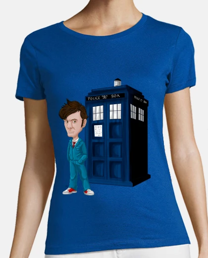 T-shirt girl t-shirt tenth doctor (doctor who)