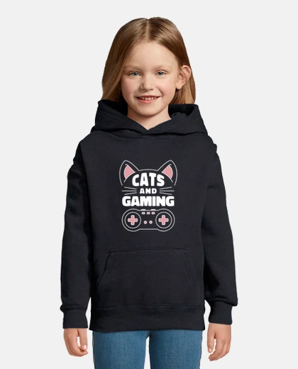 Kids girl who just likes cats and gaming