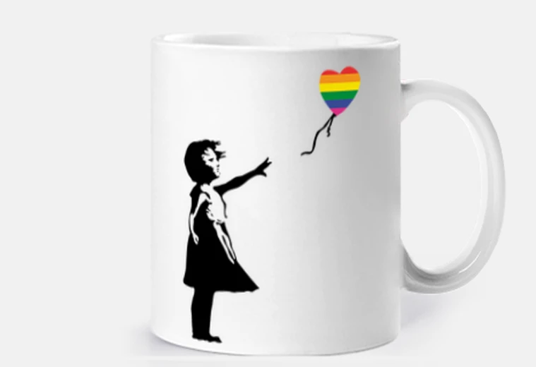 Cup girl with balloon lgtb