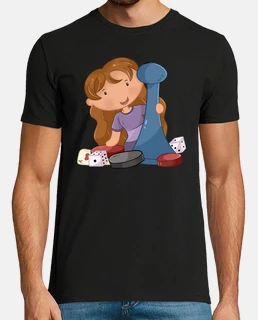 Girl With Game Pieces