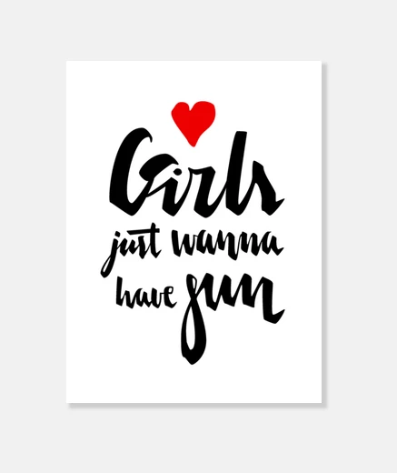 Wall girls just wanna have fun