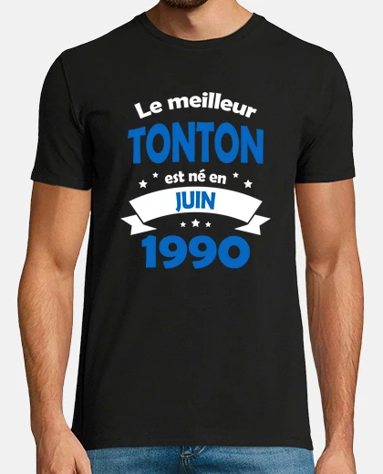 T-shirt giugno 1990 zio umorismo regalo