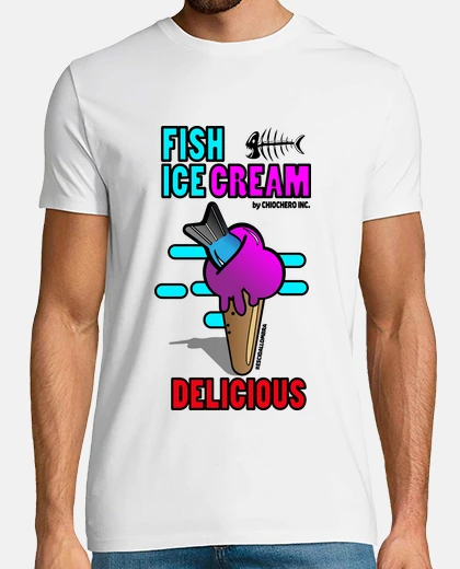 Tee-shirt glace au poisson - édition morue