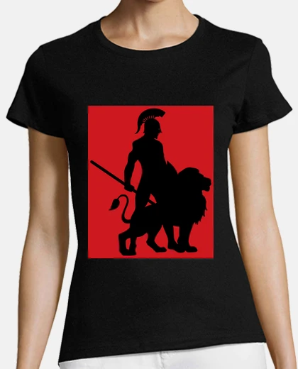 Tee-shirt gladiateur avec lion