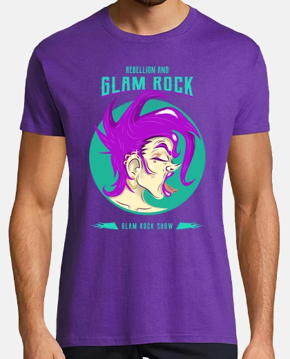 T-shirt glam rock