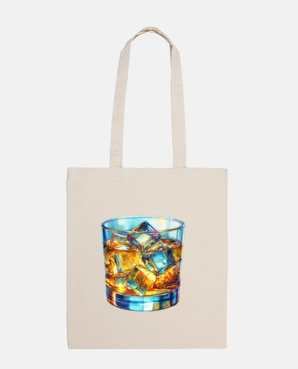 Bag glass of whiskey