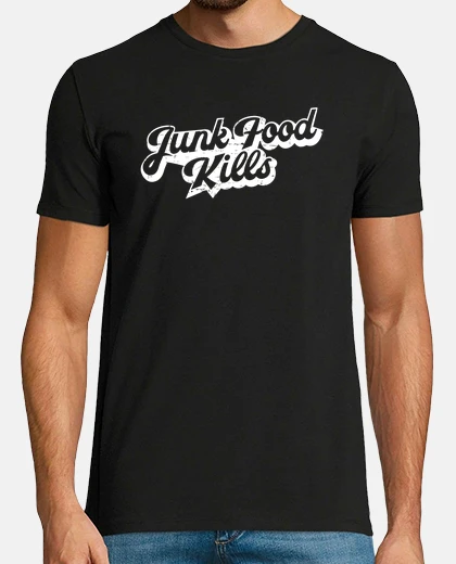 T-shirt gli alimenti spazzatura uccide