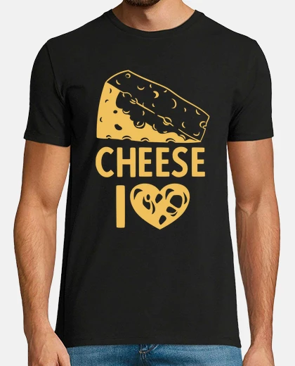 T-shirt gli amanti del formaggio mangiano adoro