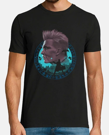 T-shirt gli uomini della camicia magica oscura