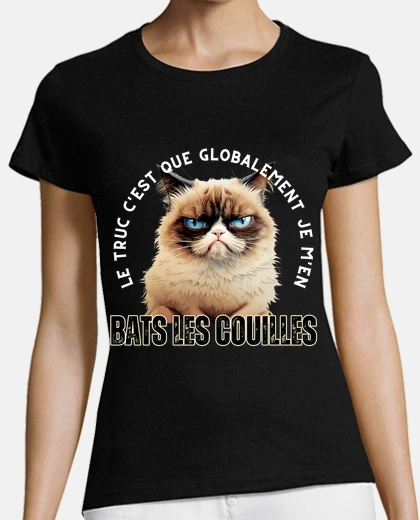 Tee-shirt Globalement Je Men Bats Les Couilles