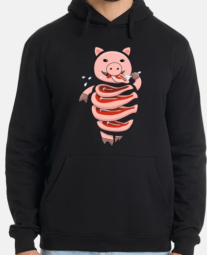 Sudadera Gluttonous Cannibal Pig