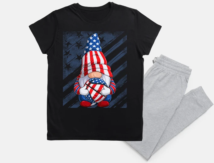 Pajama gnome with basketball ball