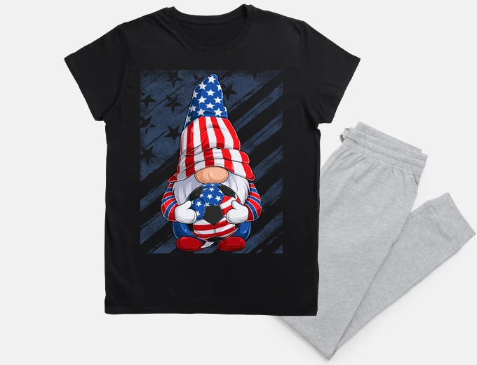 Pajama gnome with soccer ball soccer player