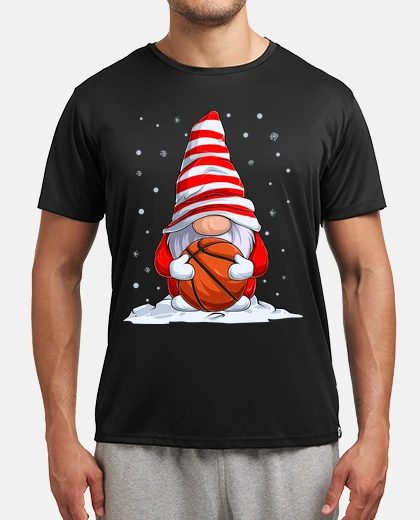 Camiseta gnomo de navidad con pelota de balonces