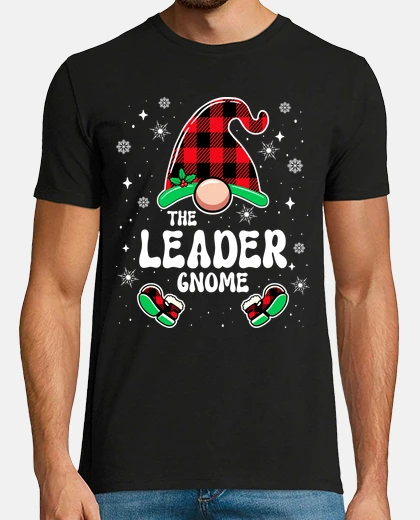 T-shirt Gnomo Leader Natale in Famiglia