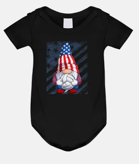 gnomo voleibol bandera americana