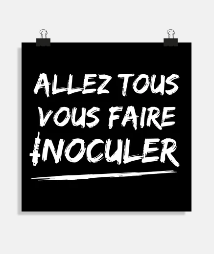 Poster go get inoculated health