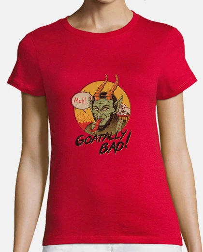 Playera goatally bad camisa para mujer