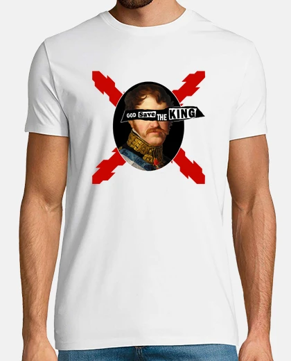 Playera God save the King Carlos María Isidro de Borbón