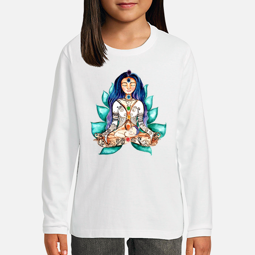 goddess chakras child long sleeve