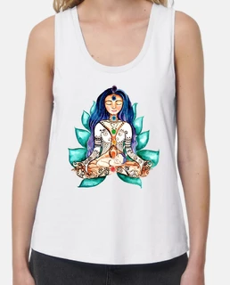 goddess chakras woman wide strap