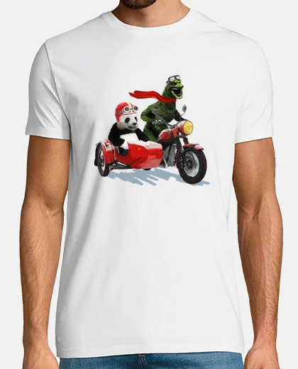 Playera Godzila y Panda