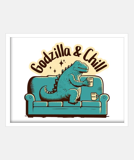 Quadro godzilla e rilesati