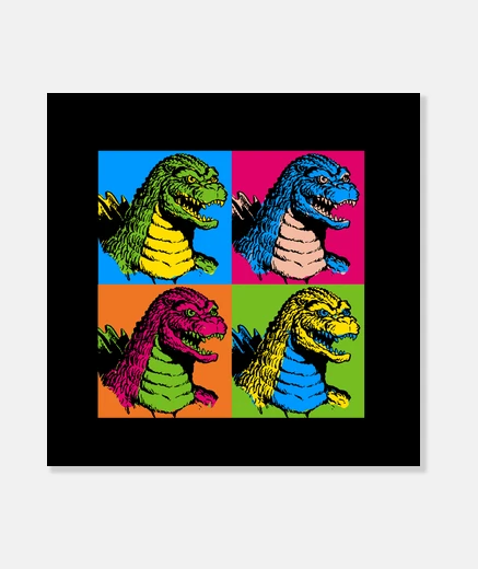 Wall godzilla king of pop