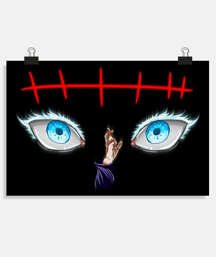 Poster gojo satoru possédé