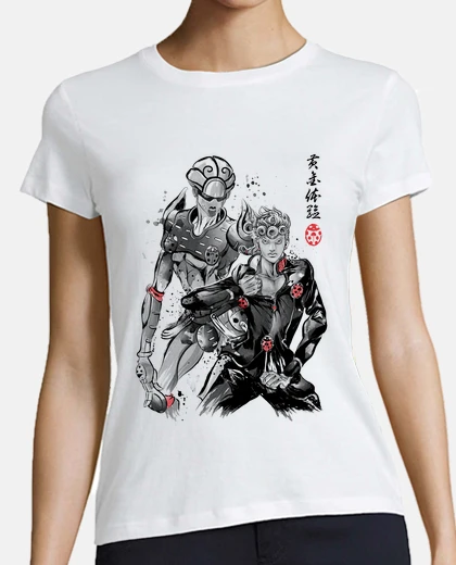 Camiseta Gold Experience sumi-e