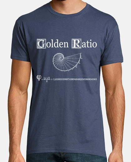 Camiseta GOLDEN RATIO - PROPORCIÓN AUREA FIBONAC