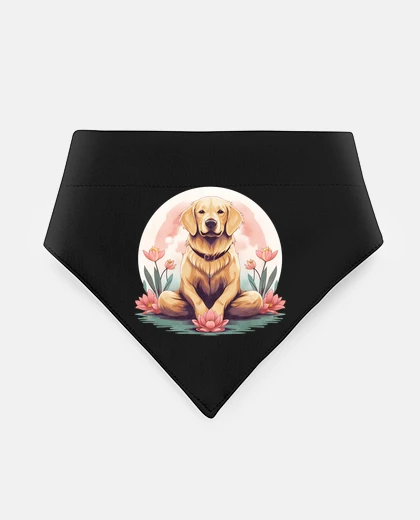 Mascotas golden retriever méditation zen canin