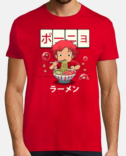 T-shirt goldfish ramen shirt mens