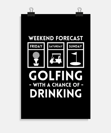 Poster golf