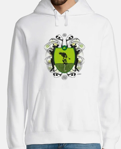 Hoodie golf and green and target v001