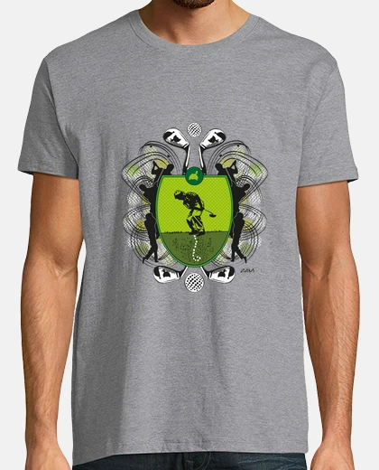 T-shirt golf e green e target v001
