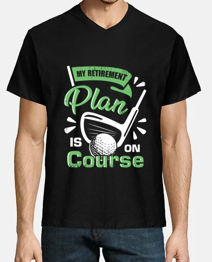 T-shirt golf in pensione giocatore di golf in p