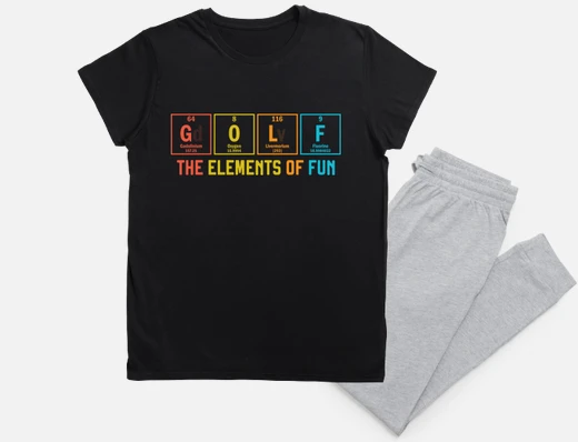 golf fun periodic table