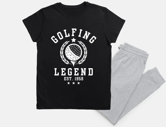 Pyjama Golfing Legend Established 1958