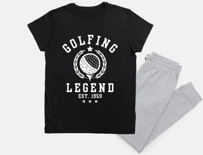 Pyjama Golfing Legend Established 1959