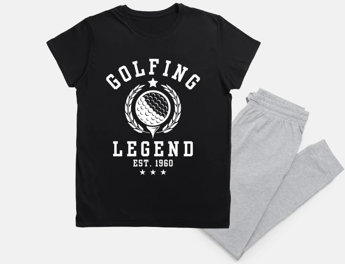 Pyjama Golfing Legend Established 1960