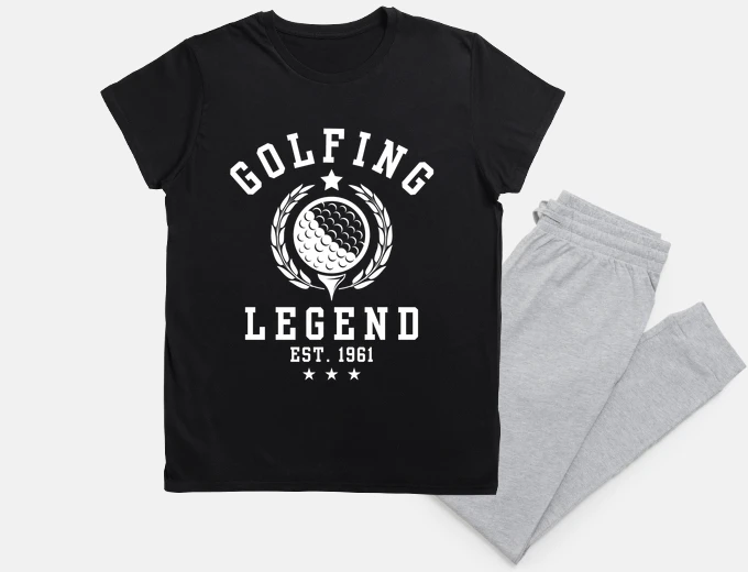 Pyjama Golfing Legend Established 1961