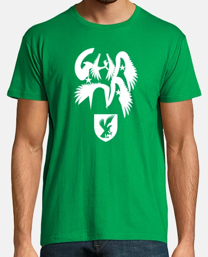 Tee-shirt gonta t-shirt texte bouclier bl