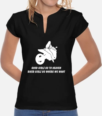 Womens Good Girl Gone Biker Motorcycle Graphic Tee Shirt Womens Good Girl Gone Biker Motorcycle Graphic Tee Shirt