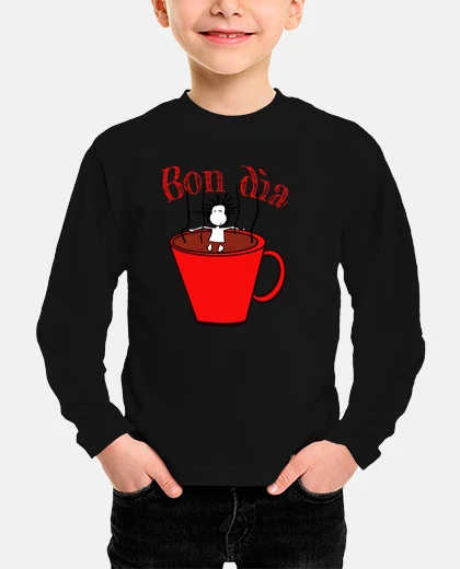 Kids good morning coffee time