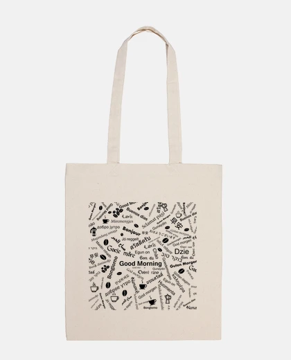 Bag good morning in multiple languages gift