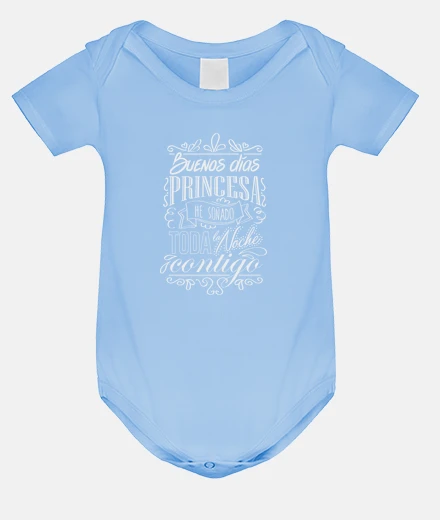 Kids good morning, princess - white