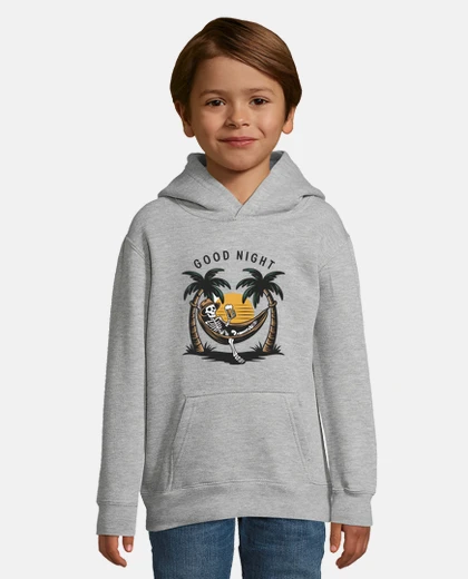 Kids Good Night Funny Skeleton Chilling